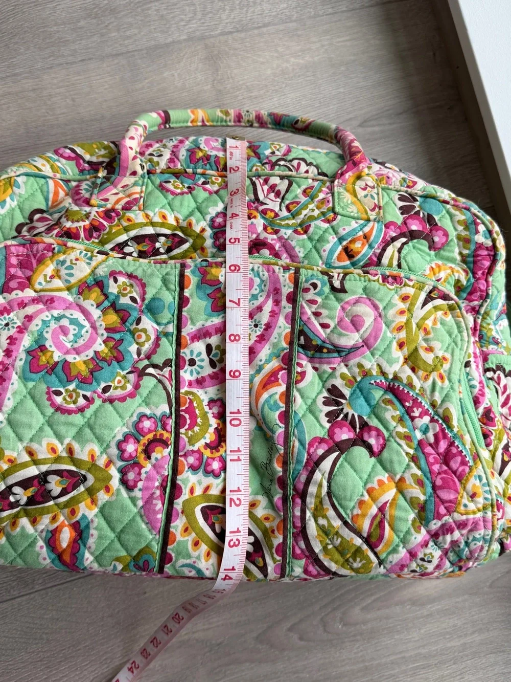 Vera Bradley Retired Tutti Frutti Quilted Weekender Bag